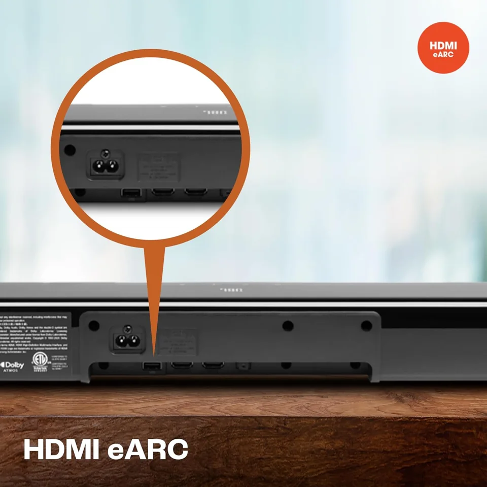 JBL Cinema SB190 Deep Bass, Dolby Atmos Soundbar with Wireless Subwoofer