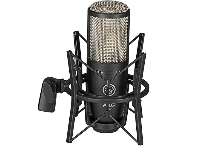 AKG P220 High-Performance Large Diaphragm True Condenser Wired Unidirectional Microphone (Black)