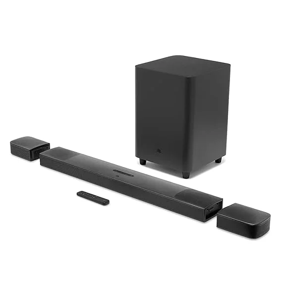 JBL Bar 9.1, Truly Wireless Soundbar with 9.1 (5.1.4) Channel, True Dolby Atmos® DTS:X 3D Sound