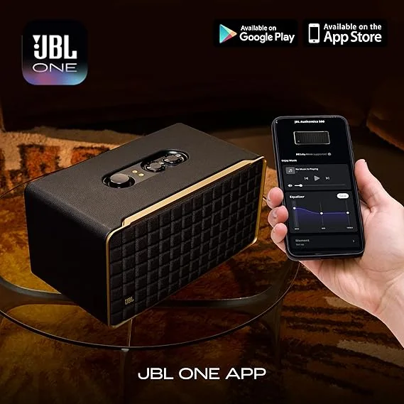 JBL Authentics 500, Dolby Atmos Smart Home Speaker Built-in WiFi and Music Streaming