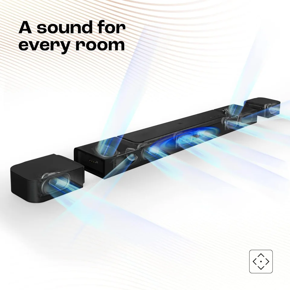JBL Bar 800 Pro, 7.1 (5.1.2) Channel Truly Wireless Soundbar with True Dolby Atmos® 3D Surround Sound