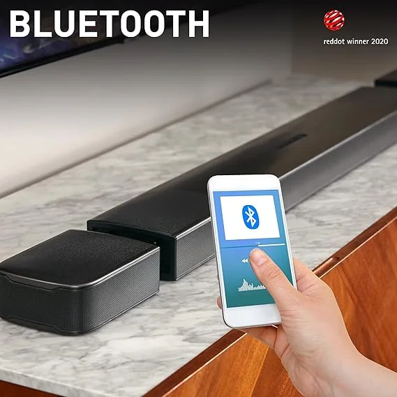 JBL Bar 9.1, Truly Wireless Soundbar with 9.1 (5.1.4) Channel, True Dolby Atmos® DTS:X 3D Sound