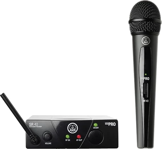 AKG Pro Audio WMS40MINI Vocal Set BD US25C Wireless Microphone System