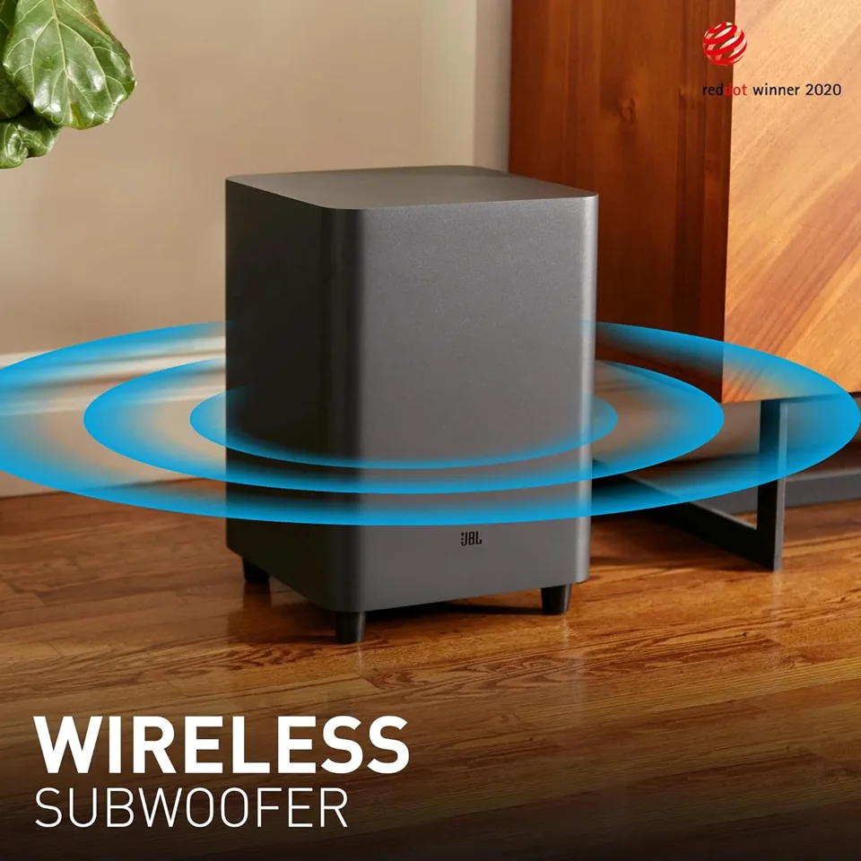 JBL Bar 9.1, Truly Wireless Soundbar with 9.1 (5.1.4) Channel, True Dolby Atmos® DTS:X 3D Sound
