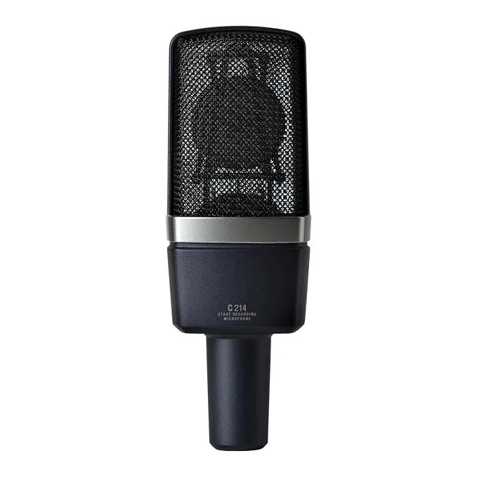 AKG C214 Cardioid Condenser XLR Microphones (Grey)