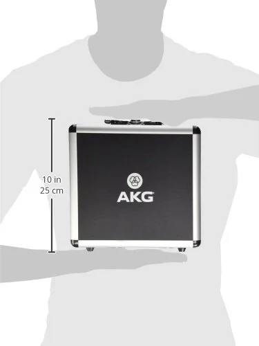 AKG P220 High-Performance Large Diaphragm True Condenser Wired Unidirectional Microphone (Black)