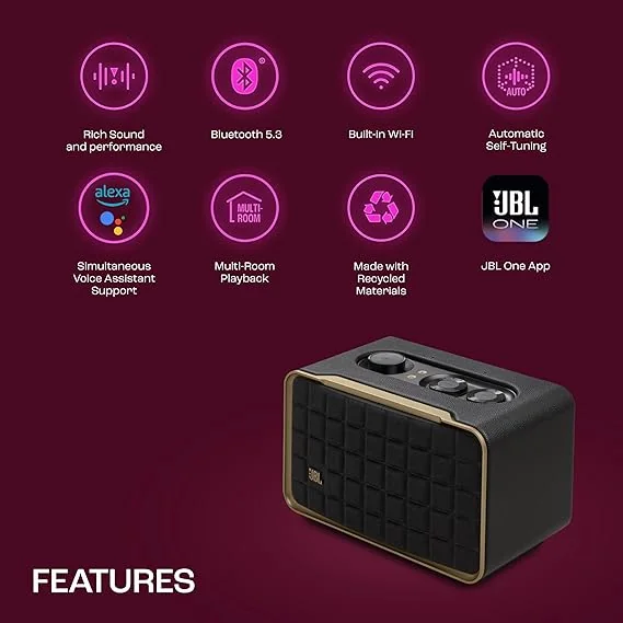 JBL Authentics 200, Smart Home WiFi Speaker and Music Streaming